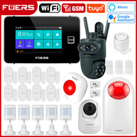 FUERS 4.3 Inch TFT Screen Home Security Alarm System G60B WiFi GSM Tuya Smart Temperature Humidity Display 433MHz  Burglar Alarm
