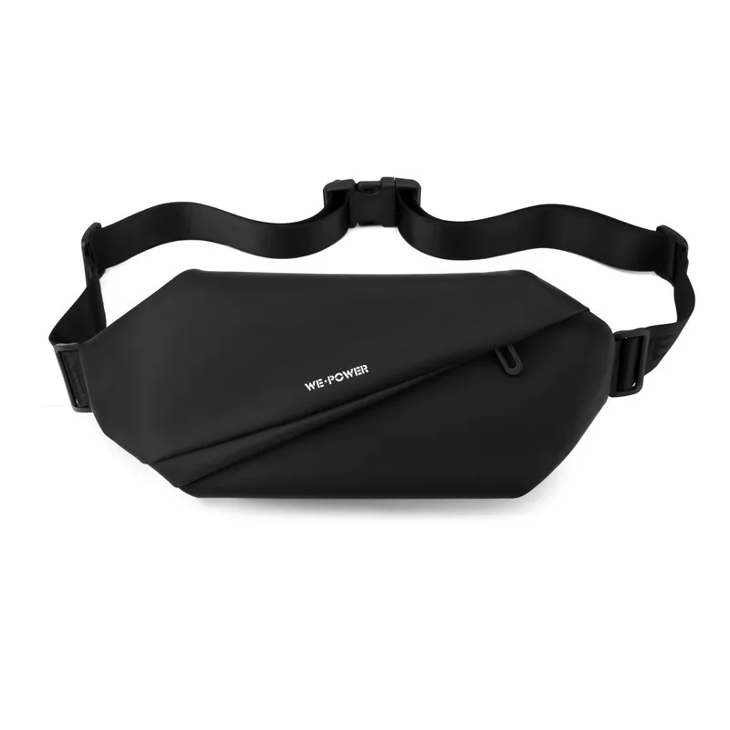 Men Waist Fanny Pack Belt Hip Bag with Magnetic Buckle  Travel Climb Sports Fashion Nylon Male Sling Chest Bum Hip Pack Bags