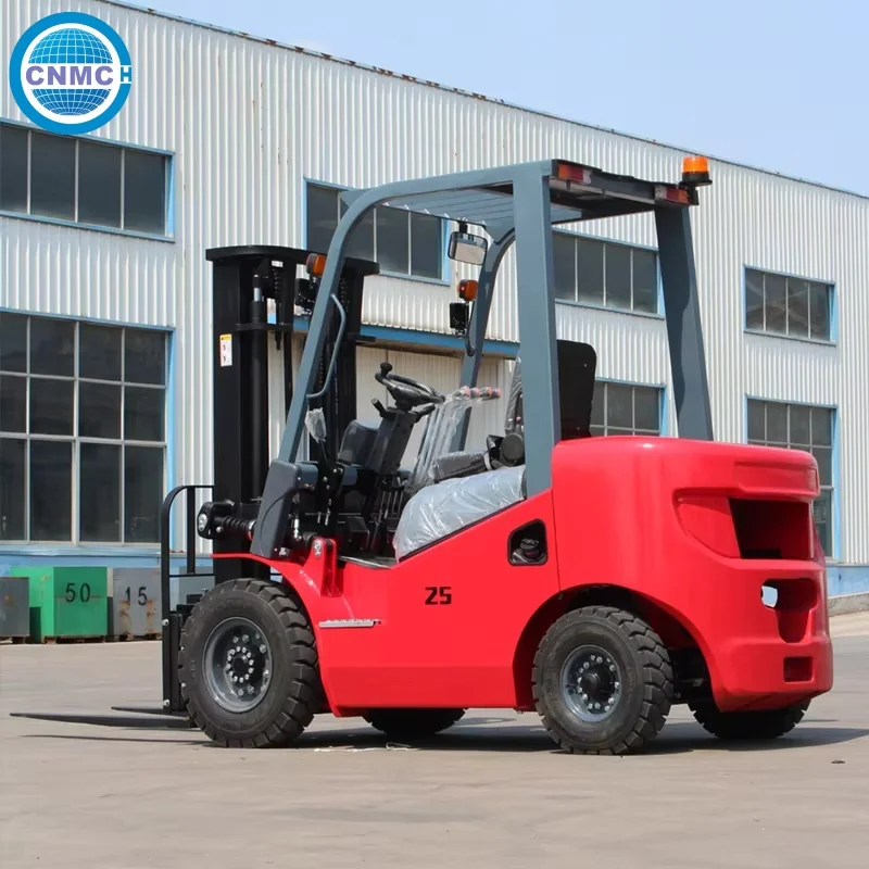 

CNMC Fuel forklift 2.5 Ton Diesel Fuel forklift Pallet Forklift Customized Factory Workshop CE EPA Certified Freight Unloading