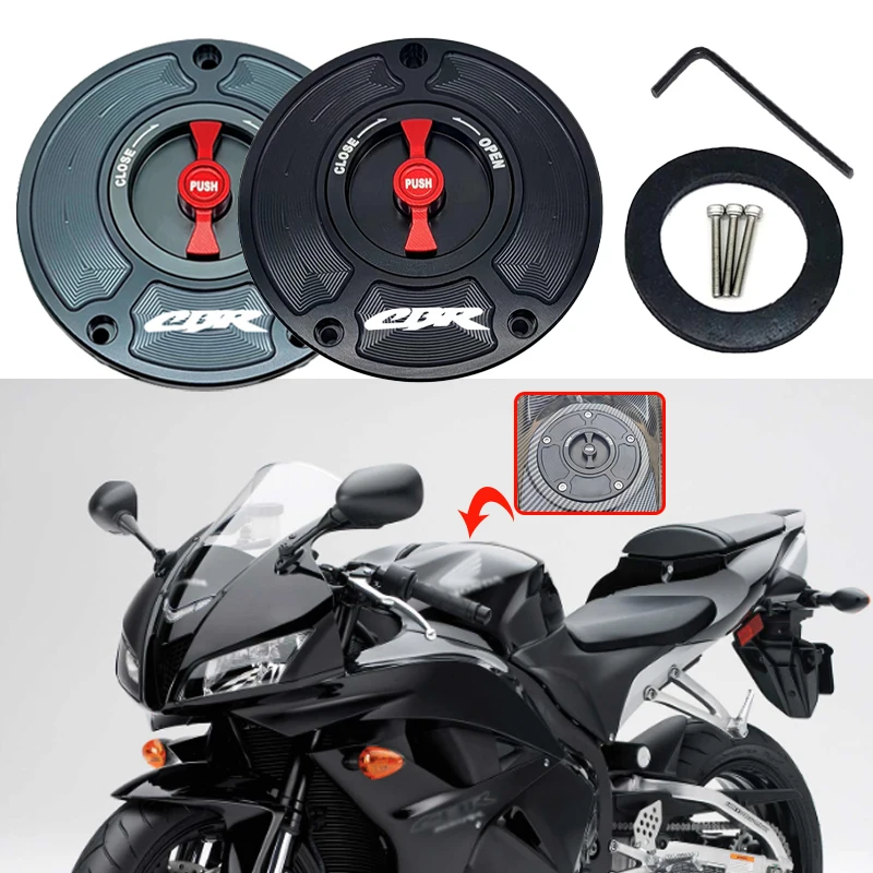 For Honda CB600F Hornet 599 CB1000 CB1000R CB1300 CBR600RR CBR900RR CBR929RR CBR954RR CBR400RR Motorcycle Fuel Tank Cap Cover