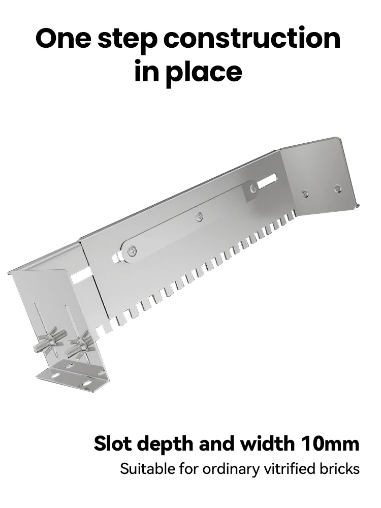 400-800mm Adjustable Notched Trowel Mortar Comb for Fast and Equal Application of Adhesive on the Floor