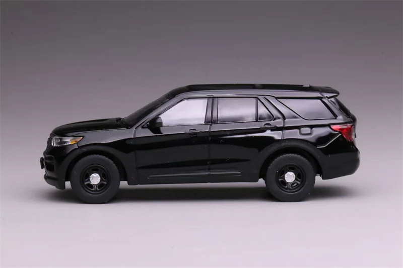 

596 1:64 black Explorer plain clothes Diecast Collector's Vehicle Model Car