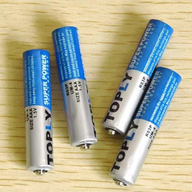 بطاريات AAA للاستعمال مرة واحدة 1.5 فولت - طاقة زنك كربونية طويلة الأمد للتحكم عن بعد والساعة والألعاب ومصباح يدوي #6