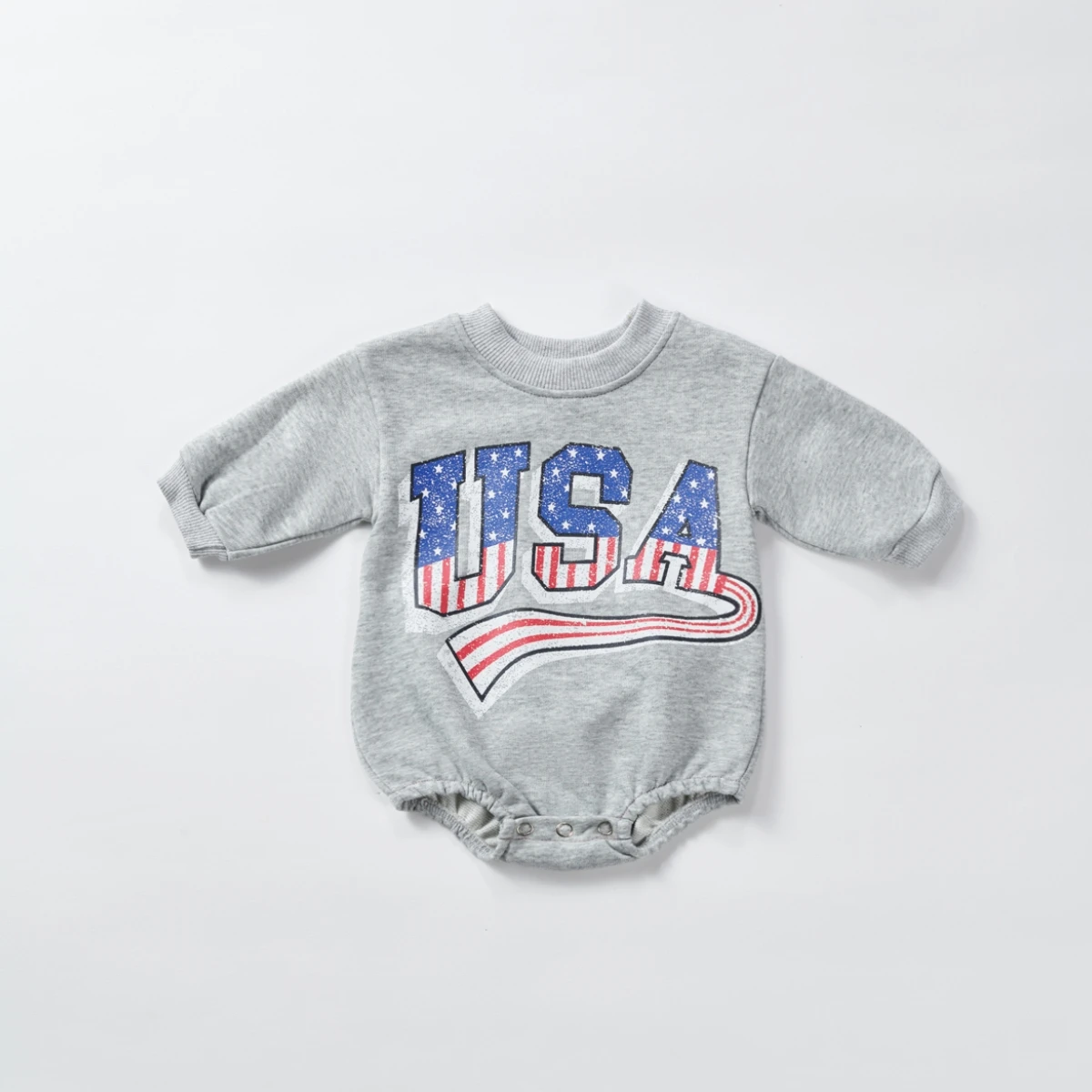 INS Baby Boy Romper 0-18M Newborn Infant Girl Casual USA Letter Print Bodysuit Long Sleeve Jumpsuit Fall Spring Baby Clothing