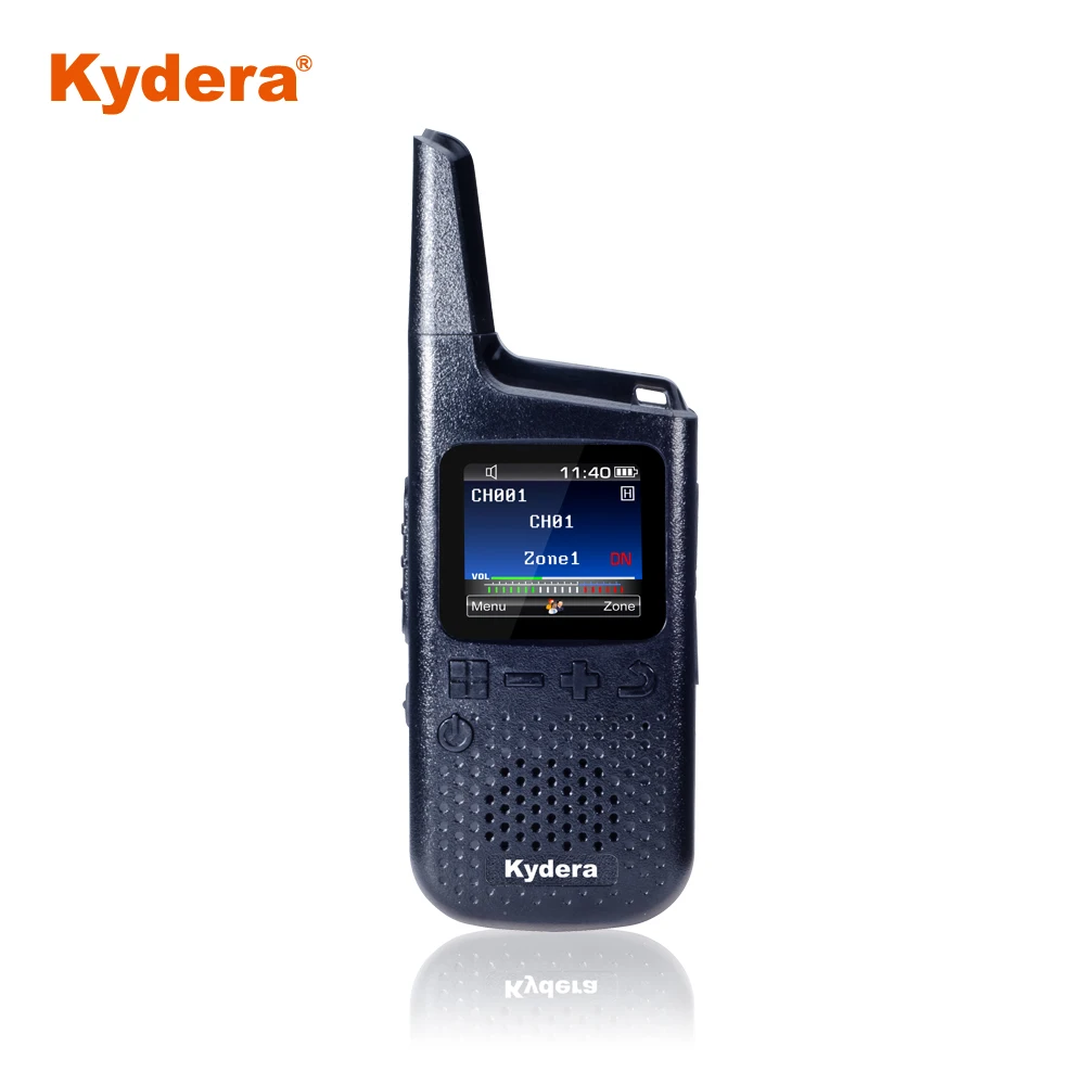 

Kydera New Design DMR Slim 2W Two Way Radio PMR Walkie Talkie FRS Radio DR-200 with USB Charger