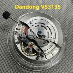 Dandong factory VSF 3135 automatic mechanical movement blue balance wheel watch movement VS 3135 clean factory for 116610 sub