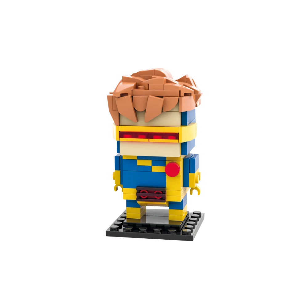 MOC-186435 Superhero 97 Cyclops Model Bricks Classical Movie Action Figure Building Blocks Decoration Assembly Toy Gift