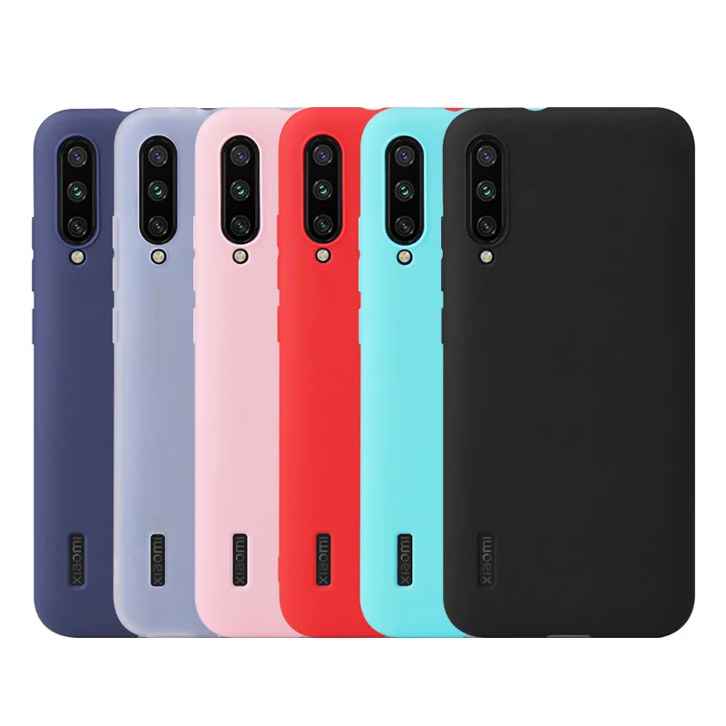 For Xiaomi Mi A3 Candy Color Case Xiaomi  MiA3 Case For Xiaomi A3 Matte Soild color Soft Silicon TPU Cases