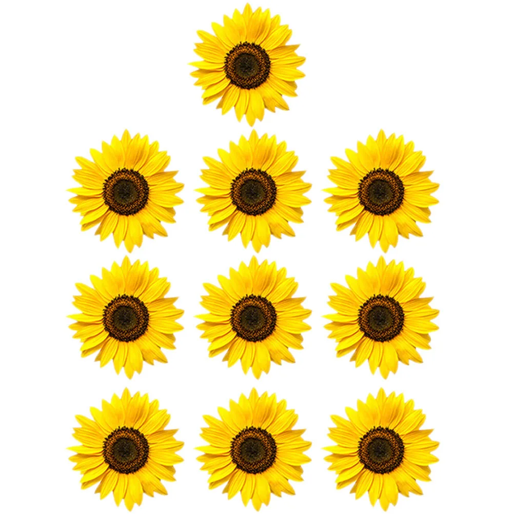 

1Set Sunflower Wall Decals PVC Self-Adhesive Flower Wall Sticker for Living Room Bedroom Decor DIY Peel and Stick Floral Art