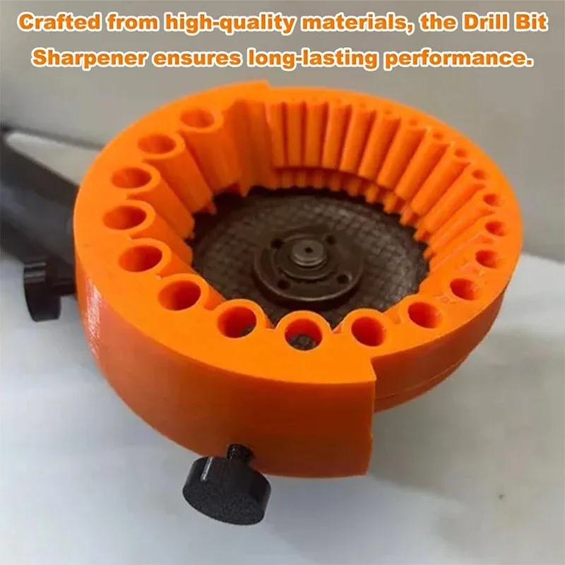 Drill Bit Sharpener Locator For 125mm Angle Grinder Multi Hole Positioning Holder To Sharpen Twist Drill Repair Auxiliary Tool