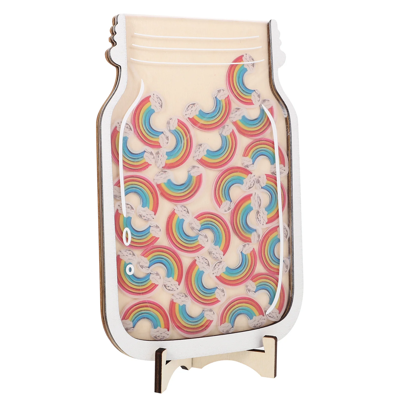 

Набор из 1 предмета: Деревянная банка-награда «Радуга» для детей – инструмент для коррекции поведения, мотивирующий к обучению, для дома и класса, декоративная система поощрений