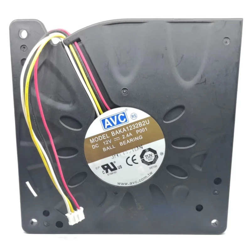 Original for AVC BAKA1232B2U 12CM 12032 12V 2.4A 120*32mm 4-wire PWM temperature controlled turbo blower fan