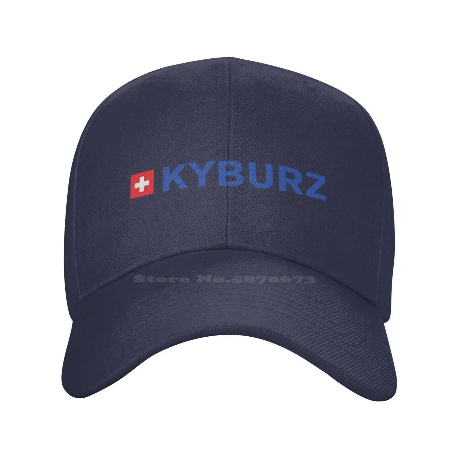 

Модная качественная джинсовая бейсболка KYBURZ с логотипом Swiss AG