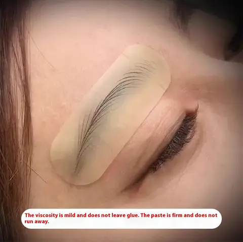 Eyebrow Protection Waterproof Tape Tattoo Real Operation Transfer Sticker Skin Eyebrow Line Practice Permanent Silicone Tattoo