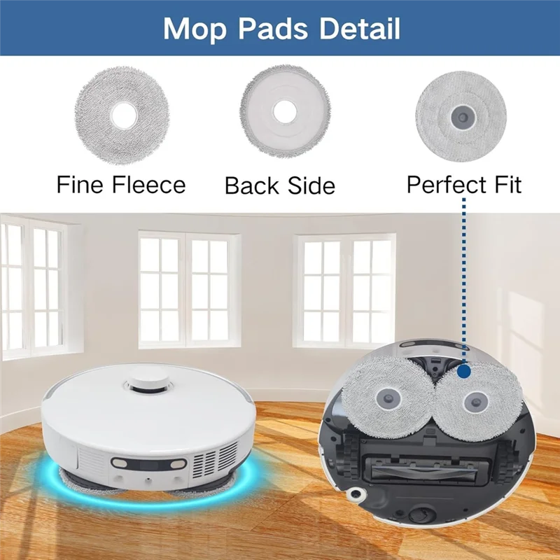 WHYY-33PCS ドリーミーL40 Ultra /X40 Ultra /Mova P10 Pro Ultra掃除機用パーツ メインサイドブラシ HEPAフィルター モップクロス ダストバッグ