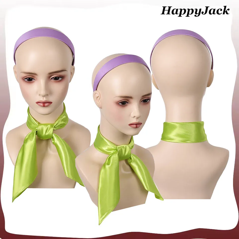 Daphné Cosplay écharpe bandeau couvre-chef cou cravate tenues femmes adultes Halloween carnaval fête déguisement accessoires cadeaux