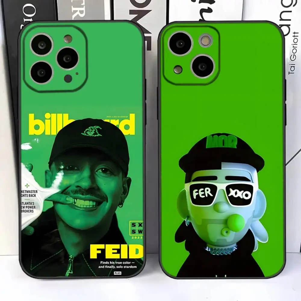 

Singer F-Feid Ferxxo SIXDO Phone Case For iPhone 17,16,15,14,13,12,11 Plus,Pro,Max,Air,XR,XS,X,7,8 SE,Mini Silicone Soft