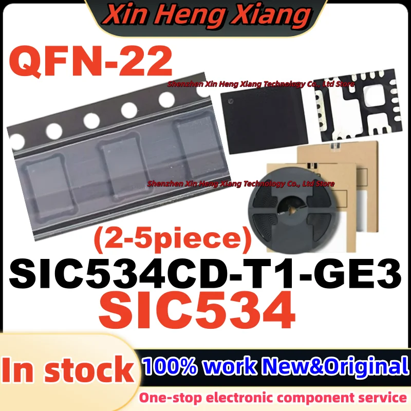 (2-5Pcs) SIC534CD-T1-GE3 SIC534CD SIC534 QFN-22