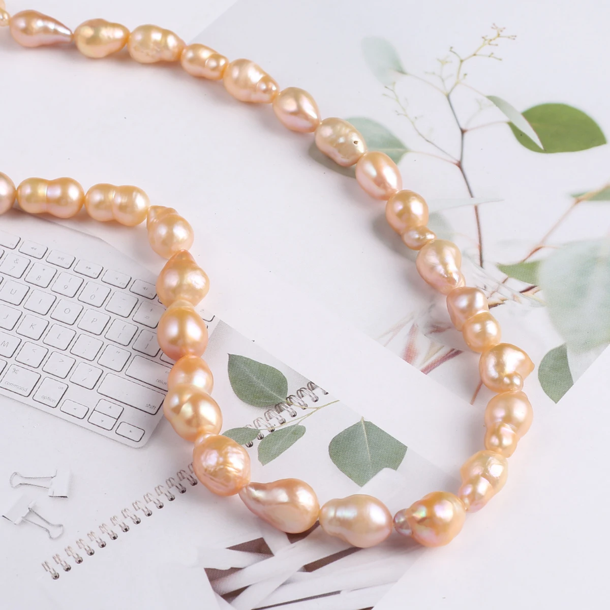 Natural Pearl Teardrop Beads Exquisite Shape Elegant Appearance for DIY Jewelry Making Handmade Bracelet Necklace Length 36cm