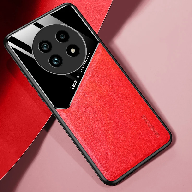 حافظة Mate60 Pro من السيليكون مصنوعة من جلد البولي يوريثان غطاء كمبيوتر صلب مغناطيسي لهاتف هواوي ميت 60 50 برو 50Pro 60Pro Mate50 5G #1