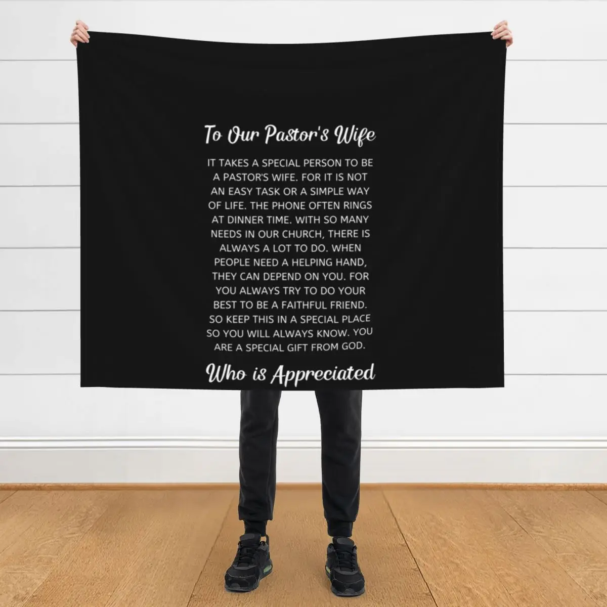 

Pastor's Wife Appreciation Throw Blanket warm for winter Fashion Sofas Giant Sofa Blankets