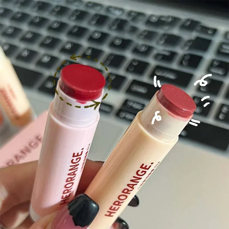 Moisturizing Jelly Lipstick Makeup Lasting Reducing Lip Lines Plump Red Brown Water Light Colored Lip Balm Lips Care Cosmetics