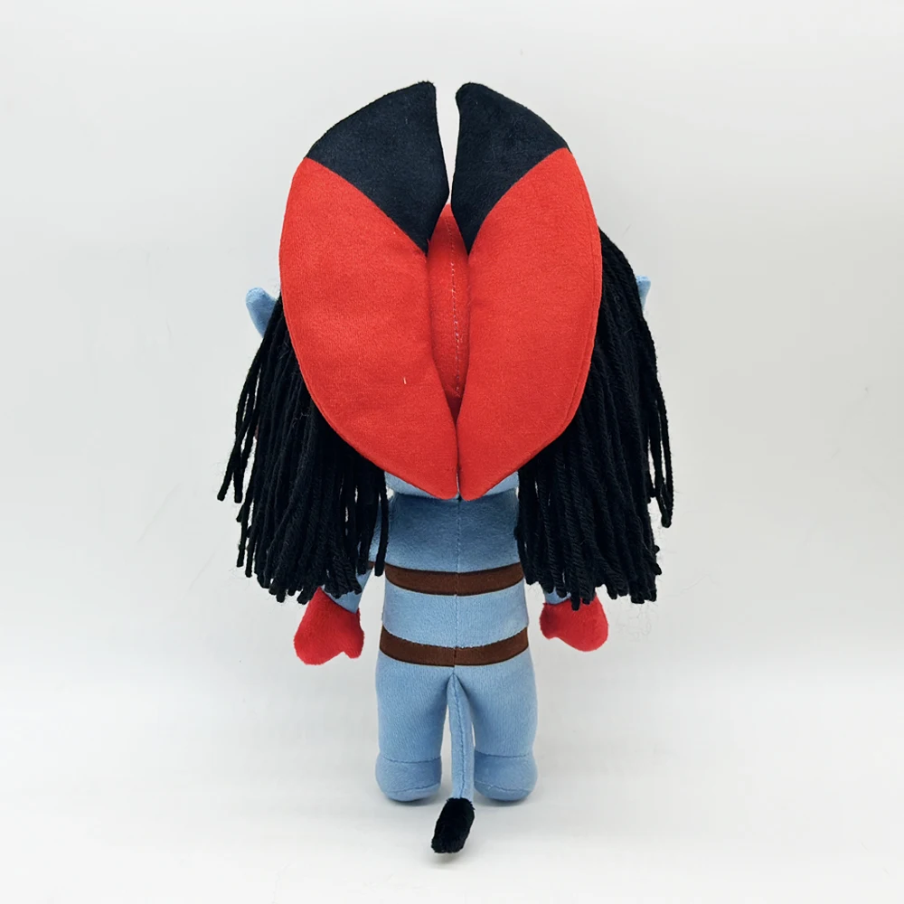 

Blue black haired plush toy Soft Stuffed Game Anime Pillow Dolls For Kid Birthday Christmas Gift
