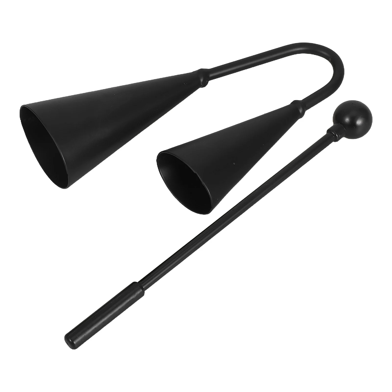 Double-Ended Cowbell Pitch ระฆังโลหะของเล่นเด็กดนตรีก่อนวัยเรียนมือถือขนาดเล็ก Montessori Instruments