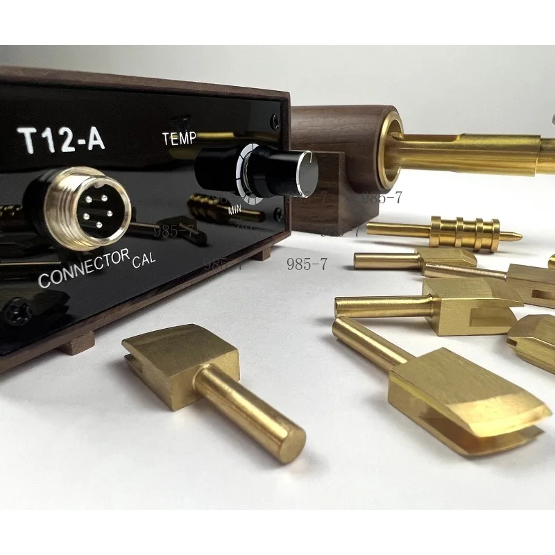 Brass Heating Head Leather Creaser Machine for Leather Edge Sealing, Grooving and Embossing Stamping Work
