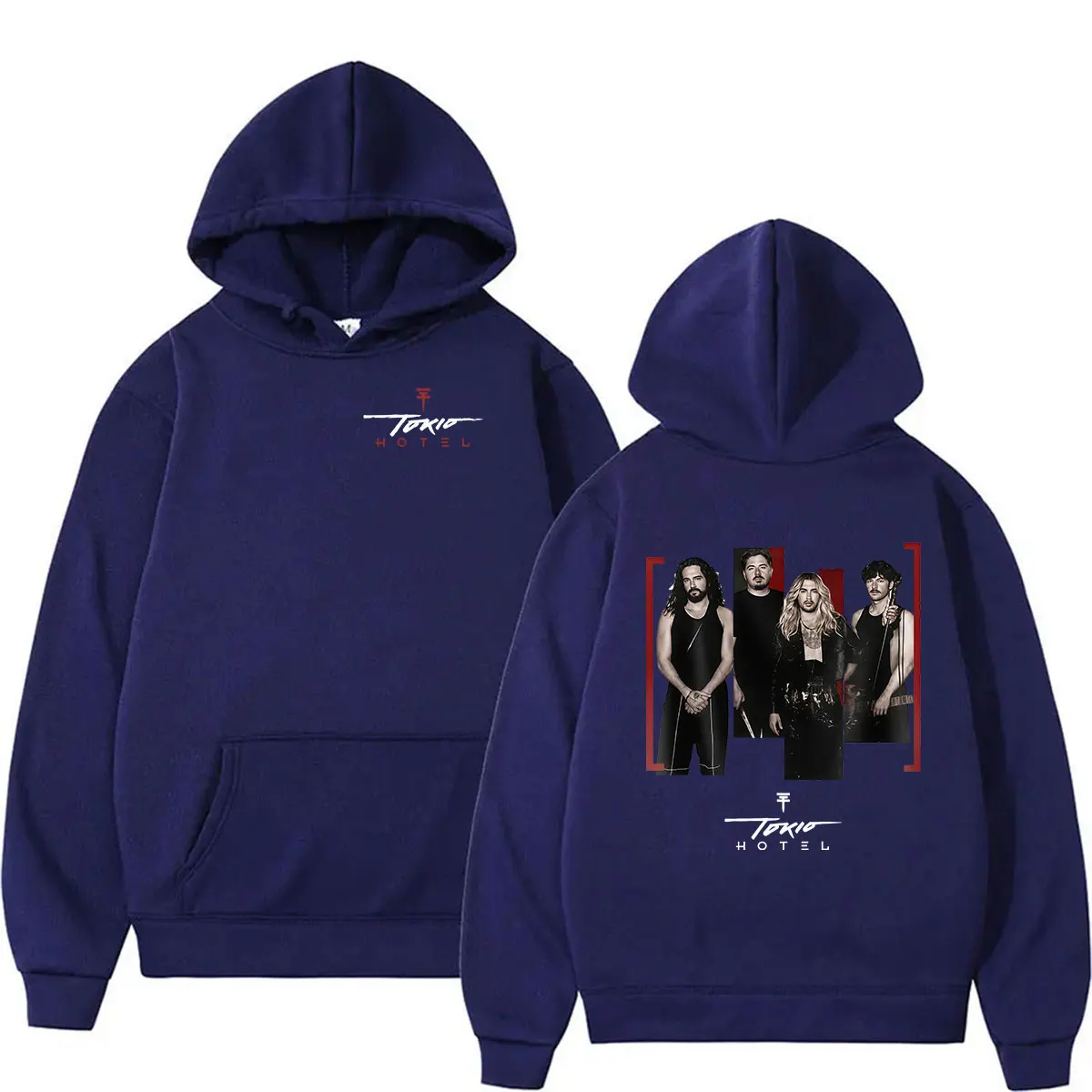 Rockband Tokio Hotel Arena Tour 2026 Hoodie Herren Hip-Hop Punk Kleidung Pullover Sweatshirt Vintage Langarm Mode Hoodies – Detail 7