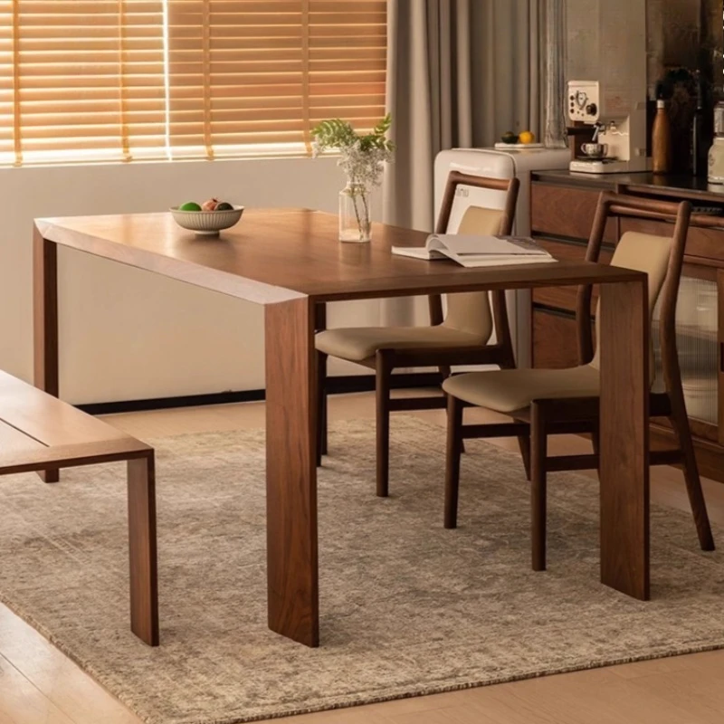 

North American Style Dining Tables Retro Homestay Balcony Villa Dining Tables Luxury Hotel Home Furniture Mesa Comedor Ls40cz