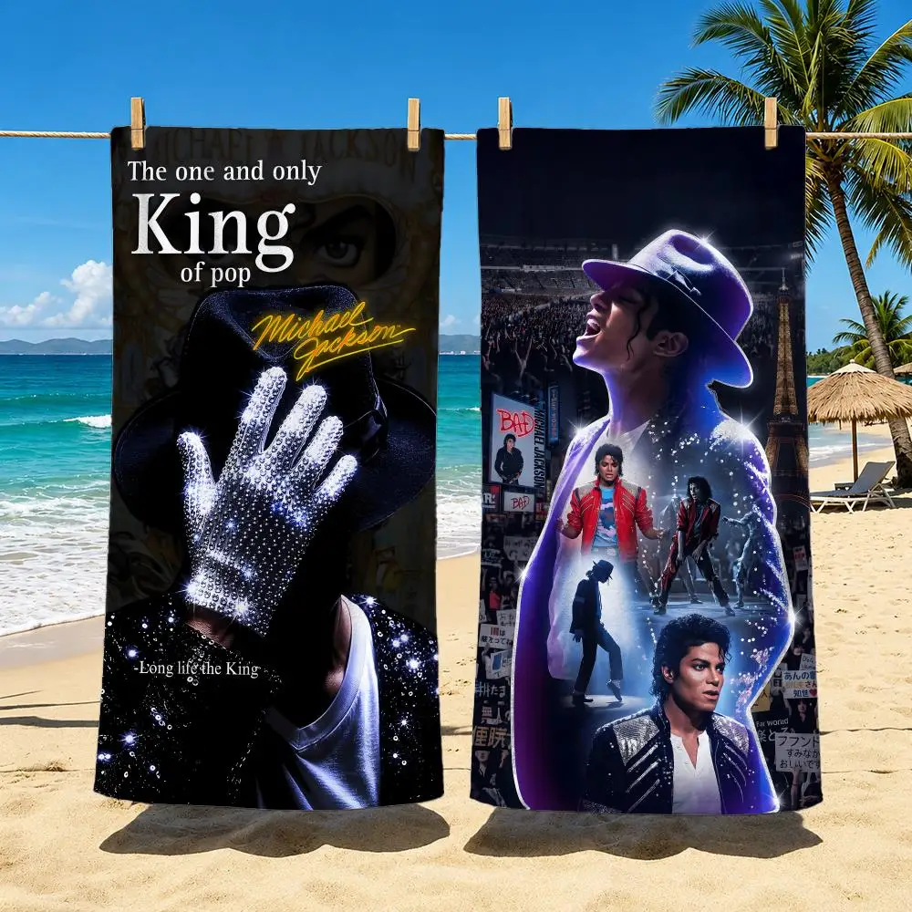 Singer Michael Jackson Towel Towel Soft Pool Gift For Travel Gym Shower Camping Quick Dry Sports Large Beach Towels