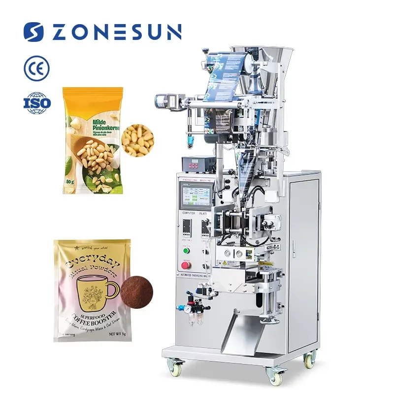 Hot 2026 ZS-FS250KQ Full Automatic Measuring Cups Quantitative Granule Sachet Vertical Form Filling Sealing Machine
