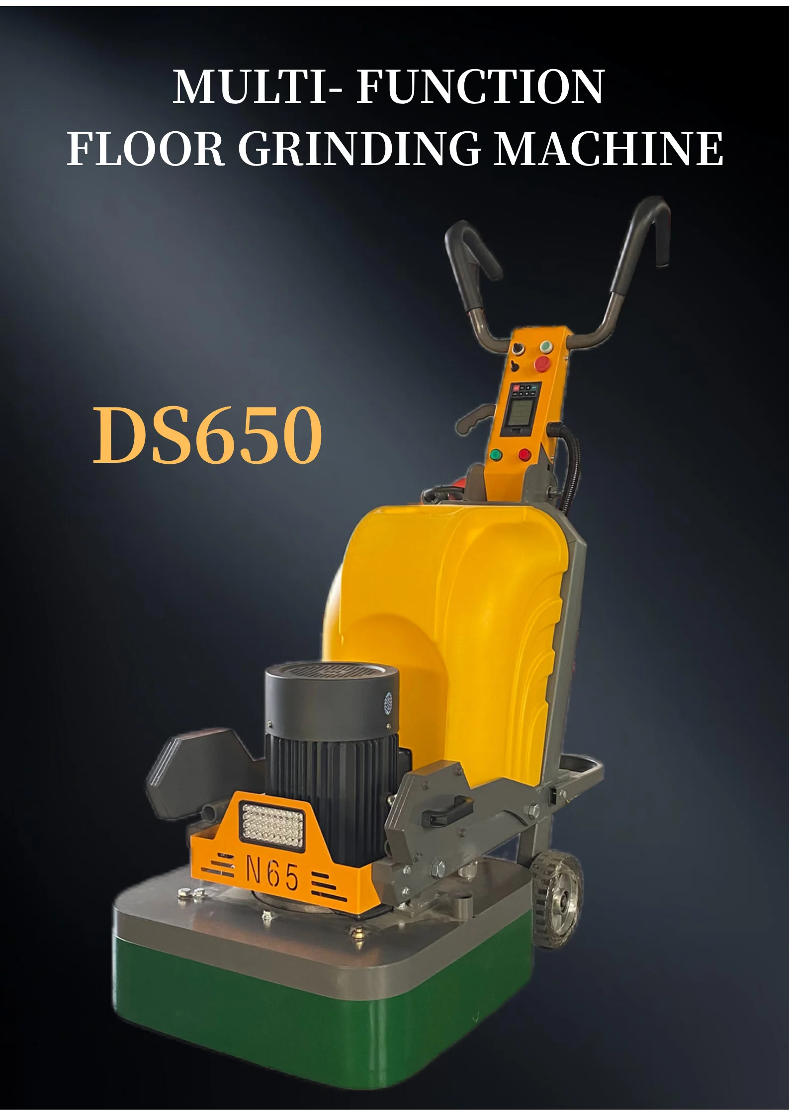 7.5kw 380V Planetary Concrete Terrazzo Diamond Epoxy Floor Grinder Polisher Concrete Floor Grinding Machine