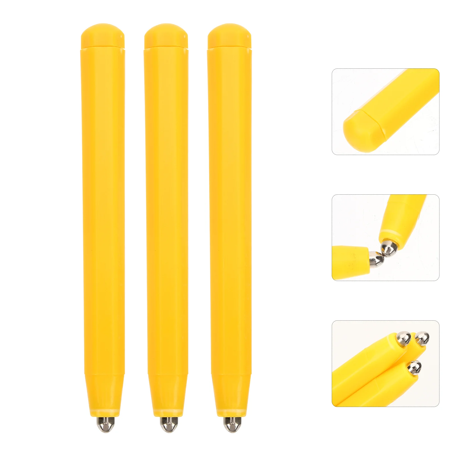 3 Pcs Magnetic Drawing Pen Board with Beads for Children Replacement Stylus Pens Toy Writing Set Kids Plastic Painting Tablets