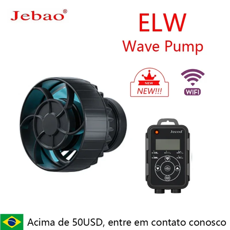 

2023 jebao fish tank mini wave pump ELW EOW WIFI coral aquarium intelligent surf pump oxygenation wave pump flow making pump