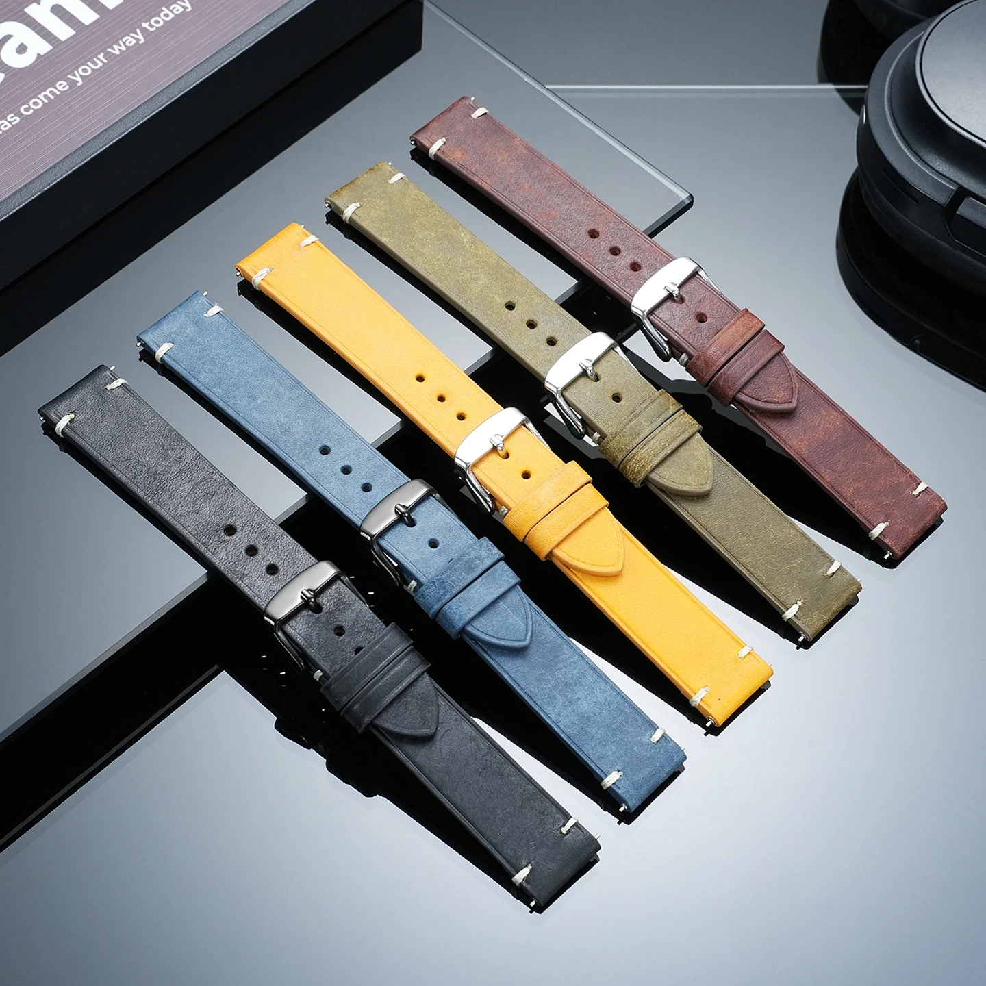 For TIMEX Expedition T49963 T49961 T49962 Series Leather Cowhide Men's Watch Strap Quick-release Vintage watch band  20mm 22mm