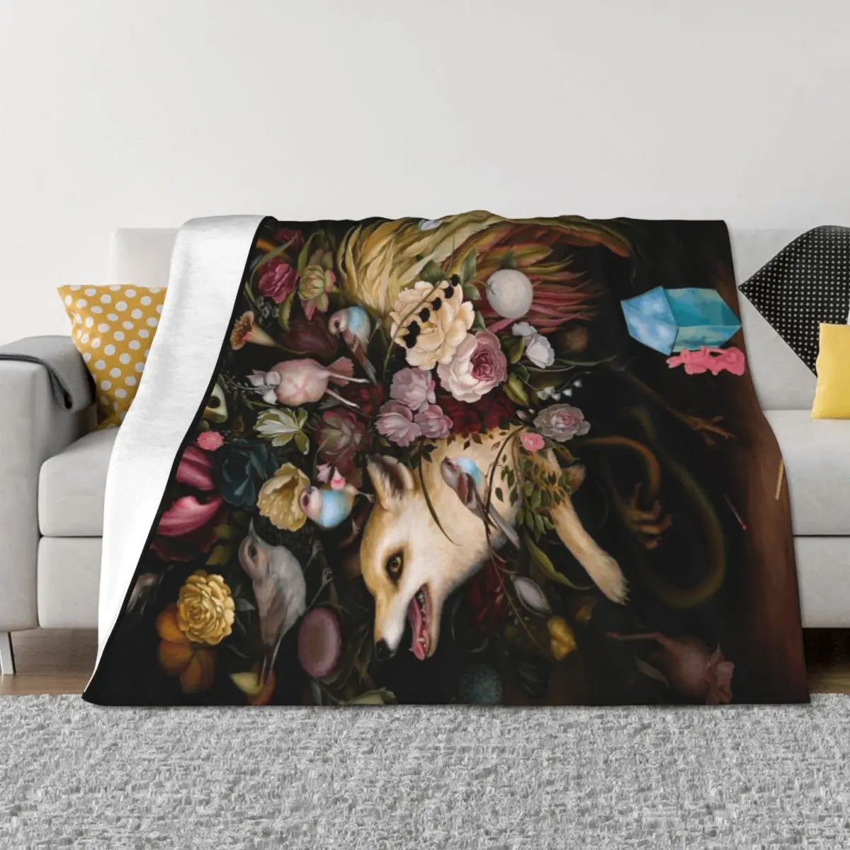 

delights Throw Blanket For Decorative Sofa Luxury Designer Soft Beds Blankets For Bed Blankets