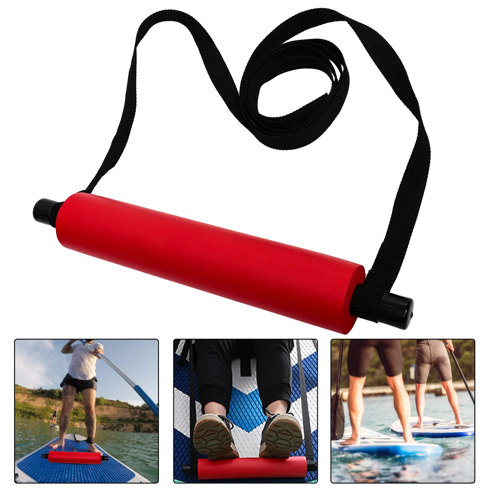 

Kayak Pedals Mini Boating Foot Peg Convenient Accessories Aluminum Alloy Easy Installation Kayaking Brace for Rubber