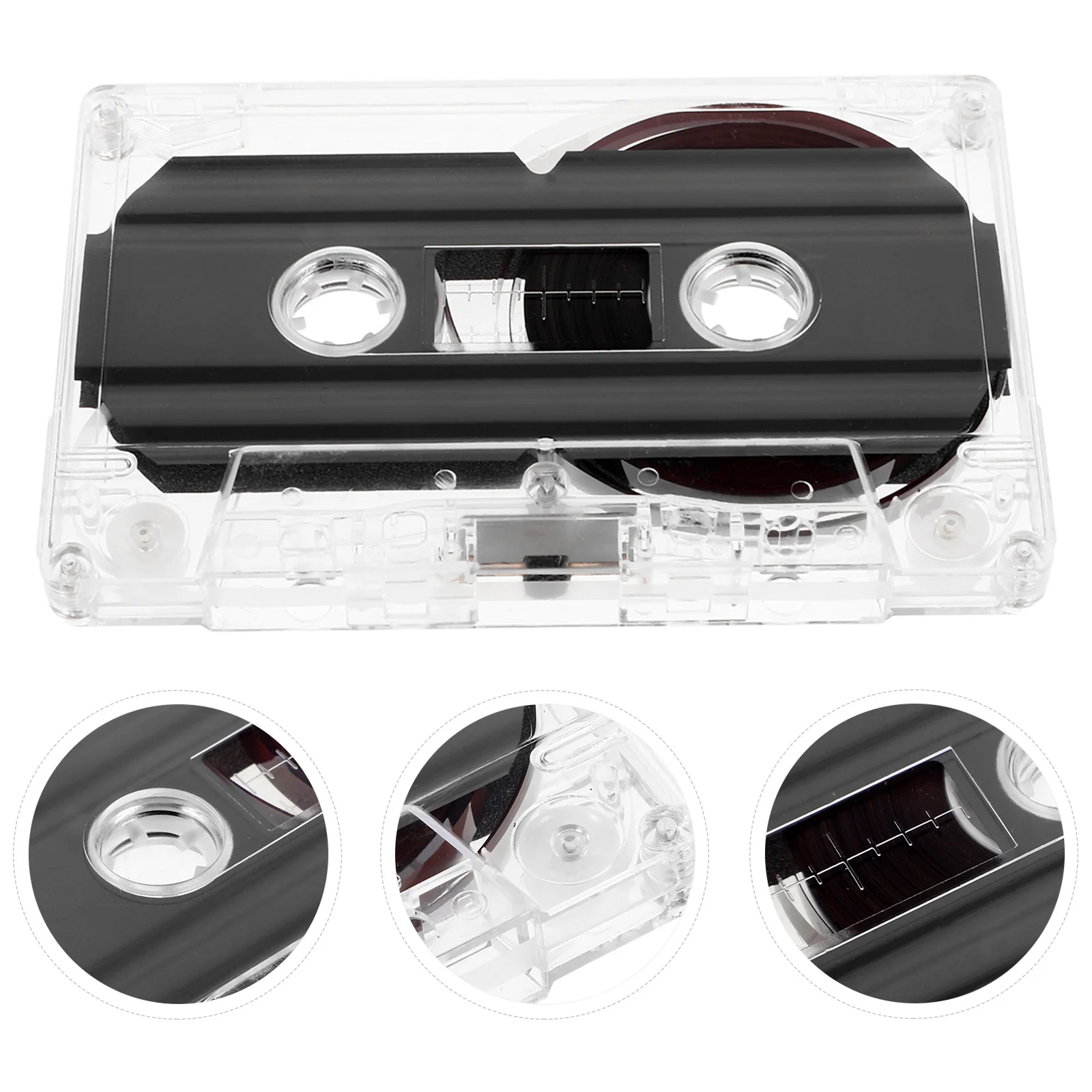 

4 PCS Tape Blank Cassette Tapes for Recording Audio Cassettes Recorder Player Music