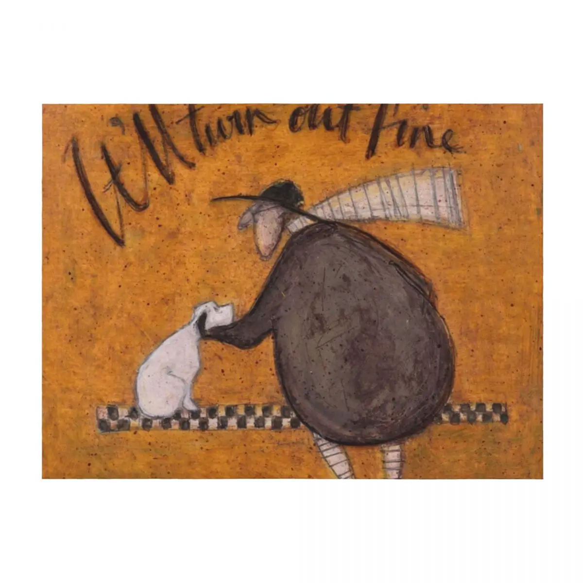 

It Will Turn Out Fine Sam Toft Throw Blanket Travel Winter beds Single Multi-Purpose Blankets
