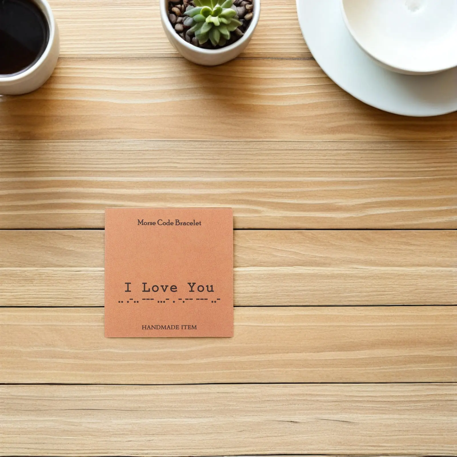 20Pcs Morse Code Learning Cards Small Square Educational Tool Romantic Love Communication for Couples Family Anniversary Wedding