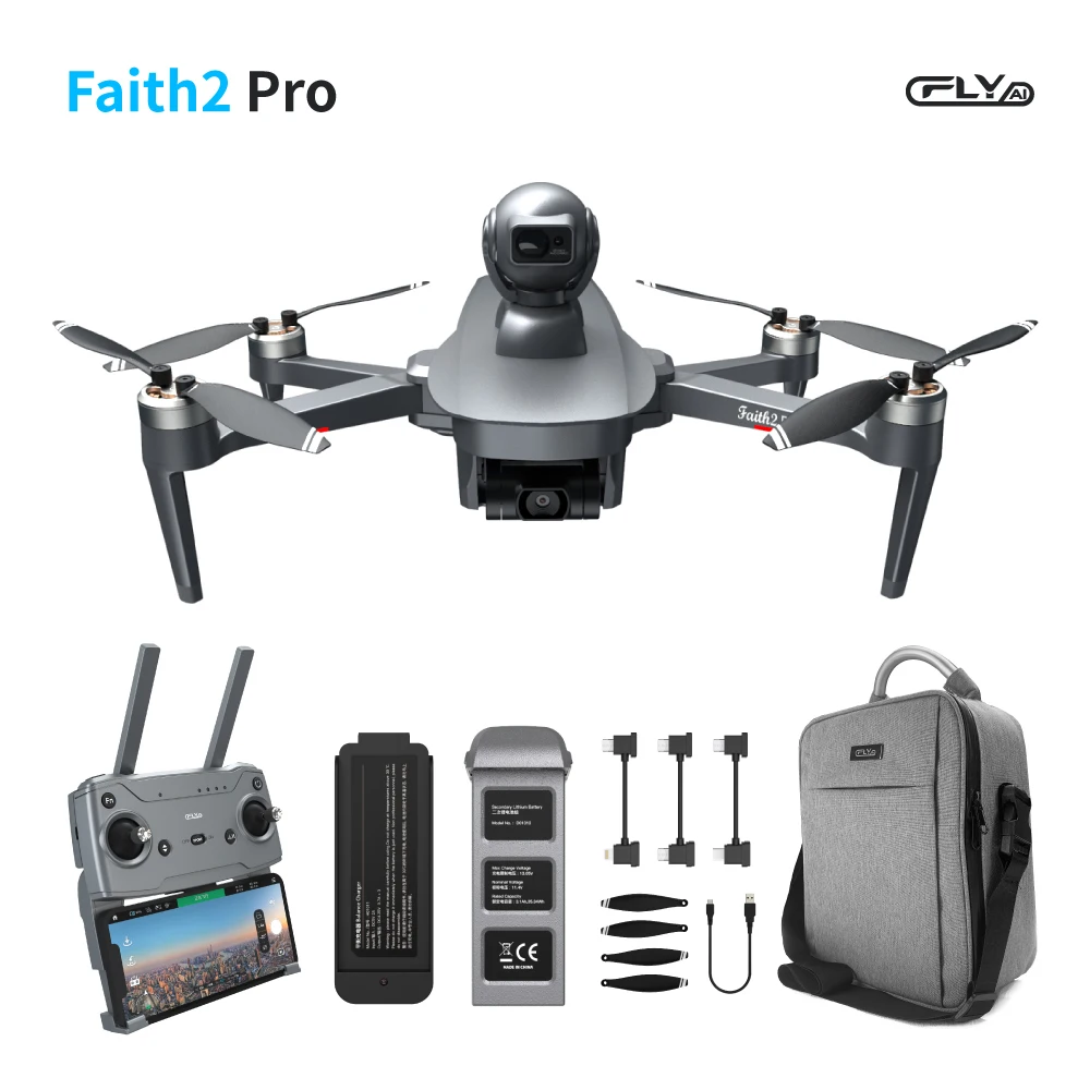 

C-FLY Faith 2 Pro Профессиональный Квадрокоптер с углом обхода препятствий 540 ° с HD-камерой 4K GPS-Дрон высотой 6 км