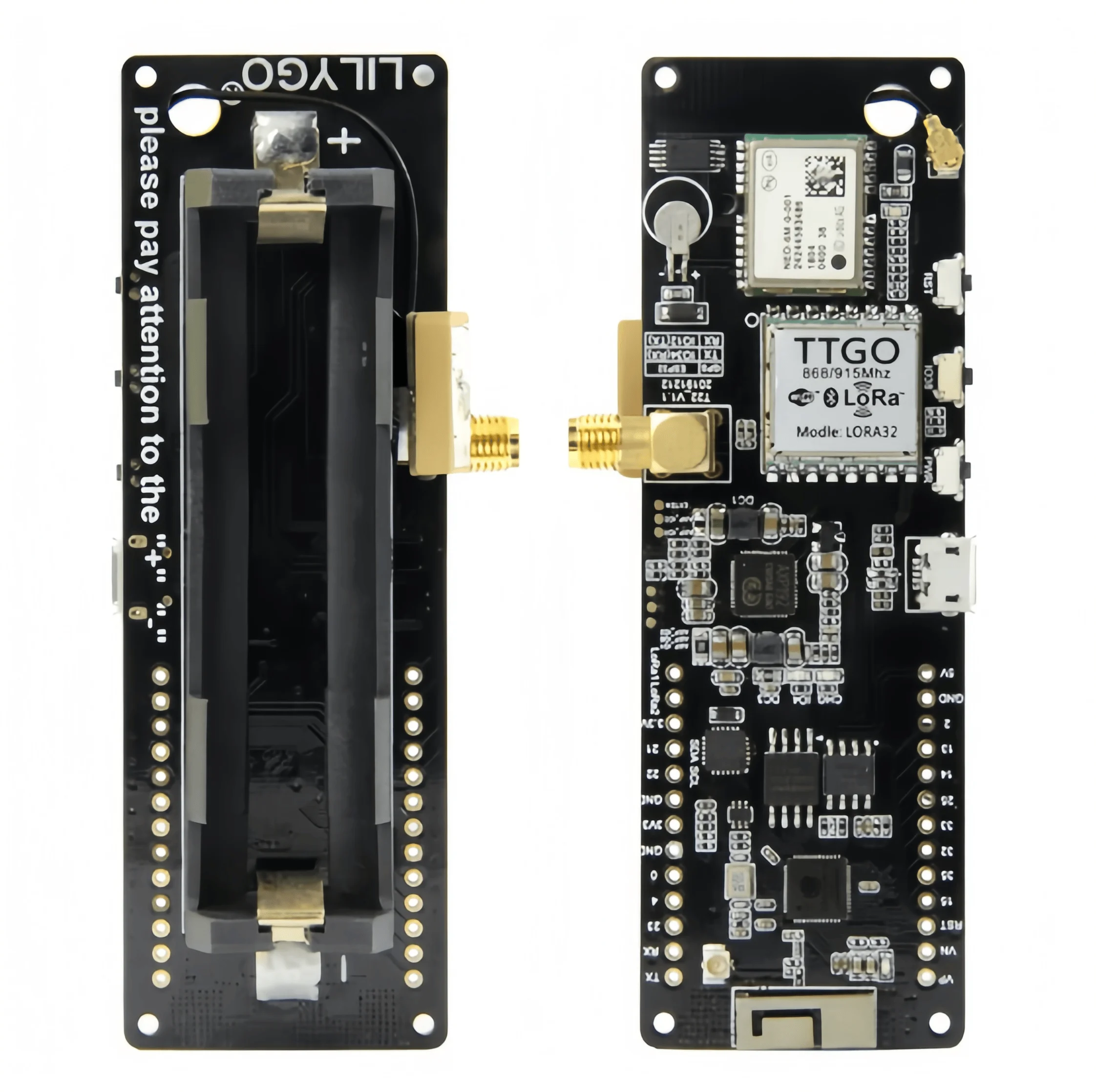 

Беспроводной модуль TTGO T-Beam V1.2 ESP32 Bluetooth LoRa WiFi GPS NEO-6M, версия CH9102F