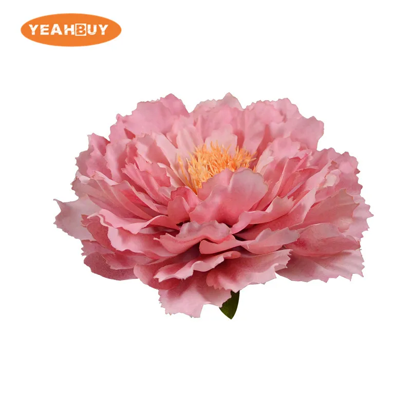 2 sztuk 12CM 10COLORS piwonia ze sztucznego jedwabiu kwiat głowy dla DIY ściana ślubna Arch tło artykuły do dekoracji na imprezę wystrój domu — zdjęcie 7