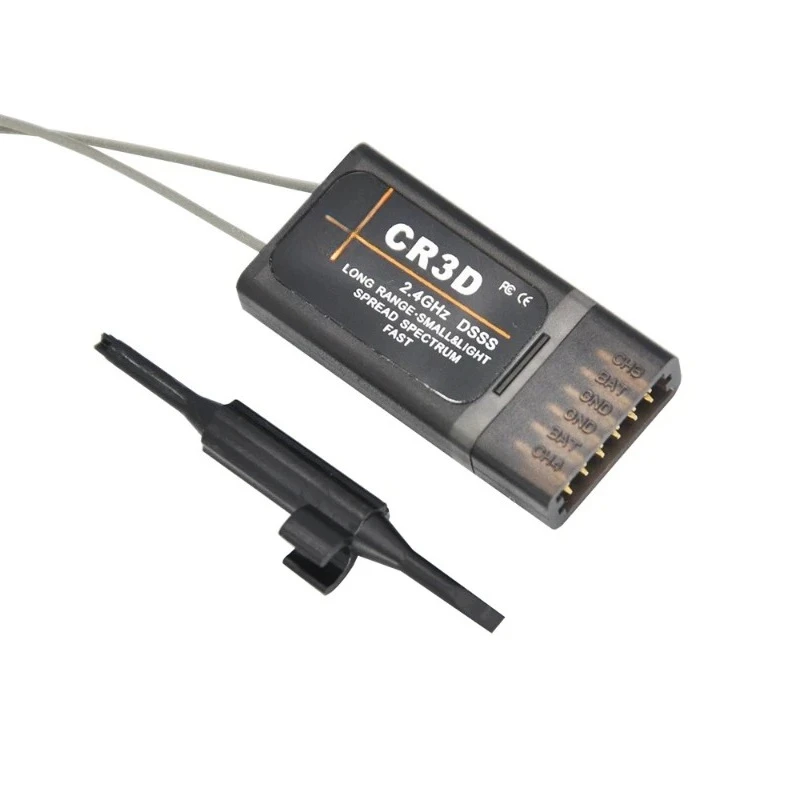 

CR3D 3CH CR4D 4CH CR6D 6CH CR8D 8CH 2.4G Receiver Compatible with CT8F/CT8J /CT8Z/CT3F/ V2 DSSS Module