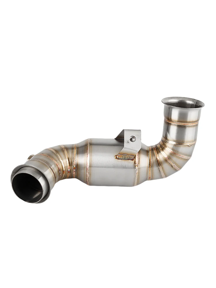 

For KTM 790 Adventure R 2023-2025 890 Adventure / L A2 2021-2025 890 Adventure R Rally 2022-2025 890 SMT 2023-2025 Escape Motorcycle Exhaust Middle Link Pipe Slip-On