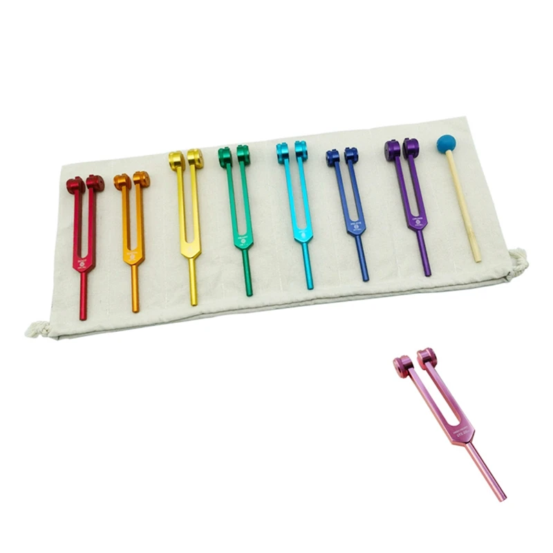 

Enjoy New 1Set Tuning Fork Set,Tuning Forks For Healing Chakra,Sound Therapy,Keep Body,Mind And Spirit In Perfect Harmony