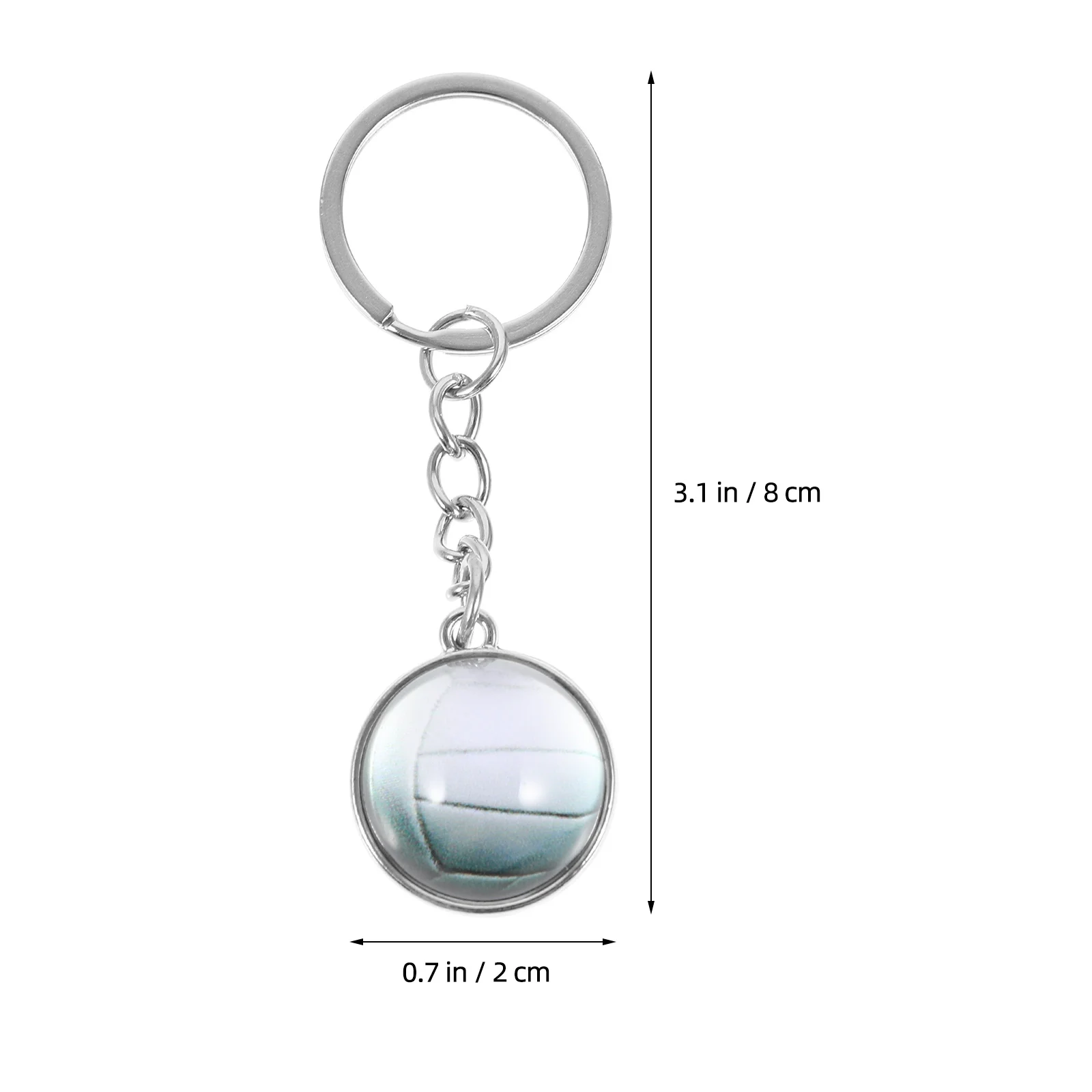

Sport Ball Key Chain Pendant Bag Supply Portable Keychain Ornament Adorable Decor Multi-Purpose Gifts for Backpacks