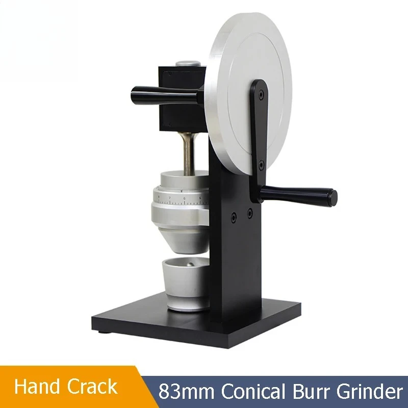 Industrial Large Manual Coffee Grinder 83MM Conical Stainless Steel Single-origin Coffee Espresso Hand Brew Hand Crack Mill